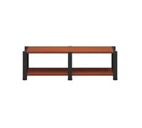 Leaceuv Mobile Hifi,Mensola Rack,2/3/4-Level Mobile Giradischi,Mobili per hi fi,Audio Rack Armadio AV,per TV,Stampante,Xbox One,Sky box,Amplificatore,Turno(Teak,2 Tier)