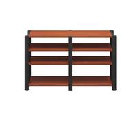 Leaceuv Mobile Hifi,Mensola Rack,2/3/4-Level Mobile Giradischi,Mobili per hi fi,Audio Rack Armadio AV,per TV,Stampante,Xbox One,Sky box,Amplificatore,Turno(Teak,4 Tier)