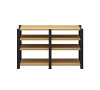 Leaceuv Mobile Hifi,Mensola Rack,2/3/4-Level Mobile Giradischi,Mobili per hi fi,Audio Rack Armadio AV,per TV,Stampante,Xbox One,Sky box,Amplificatore,Turno(Wood,4 Tier)