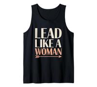 Lead Like a Woman Empowerment Donne Uguaglianza delle Donne Canotta