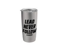 Lead non seguire mai i leader Bicchiere termico in acciaio inox doppia parete