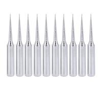 Lead Solder Iron Tip Set 10pcs | 900M - T - LI High Temp Brass Tips for Large Welding Areas/Thick Terminals | Fast Heating & Long Life Welding Tool Accessories