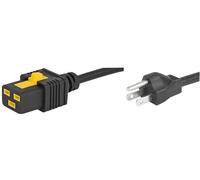 LEAD, V-LOCK, US PLUG, C19, 2M, BLK; 6051.2041 (SCHURTER) Qtà X 1