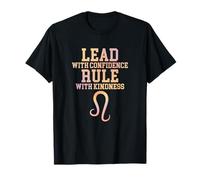 Lead with Confidence Rule with Kindness Maglietta