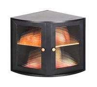 Leader Accessories Portapane Angolare in Bambù a Doppio Strato perBancone della Cucina, Contenitore per Alimenti in Bambù di Grande Capacità in Legno Vintage, Cassetta per Pane Salva-Aroma