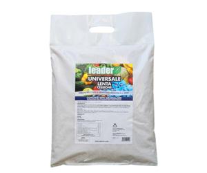 LEADER, Concime Universale Granulare, Lento Rilascio, Nutrizione Delle Piante e Del Terreno a Lungo Tempo, Crescita Sana e Rigogliosa, Specifico per Tutte le Piante e Fiori, Formato 4Kg