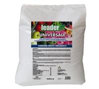 LEADER, Concime Universale Misto Organico, Dona Vigore a Tutte Le Piante Da Giardino e Da Orto, Coltivate in Vaso e Terra, Fornisce Il Giusto Apporto di Nutrienti, Formulazione Granulare da 5kg