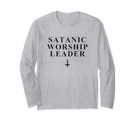 Leader del culto satanico Maglia a Manica