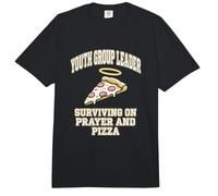 Leader del Gruppo Giovanile Sopravvissuto alla Preghiera e allo Studio biblico della Pizza Comfort Colors Adult Heavyweight T-Shirt