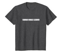 Leader Gol Squadra Maglietta, Bambini, Grigio Scuro, 6 Anni
