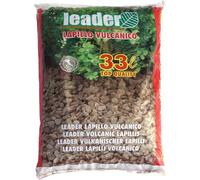 LEADER, Lapillo Vulcanico, Granulato Ecologico con Proprietà Pacciamanti e Diserbanti, Per Giardini, Parchi, Aiuole, Facile da Lavorare, Sacchetto da 33L