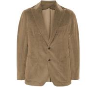 Leader of the Beauty Giacca da uomo slim fit in velluto a coste con bottoni giacca formale classica per abiti da sposa da lavoro smoking blazer, cachi, 5XL