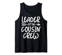 Leader Of The Cousin Crew Funny Family Matching Canotta