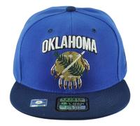 Leader Oklahoma 405 The Sooner State 1907 Indian Bandiera Blu Cappello Snapback