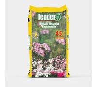 LEADER, Terriccio Per Azalee, Rododentri, Ortensie, Camelie e Altre Piante Acidofile, Garantisce Sviluppo delle Radici e Drenaggio, Previene Ristagni D'Acqua e Marciume, Sacchetto da 45L