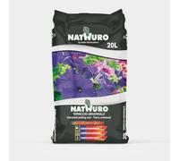 LEADER, Terriccio Universale Nathuro, Per Piante in Spazi Limitati, Vasi e Cassette, Crescita Rigogliosa e Fioriture Abbondanti, Migliora Radicazione e Drenaggio, Riduce Innaffiature, Sacchetto da 20L