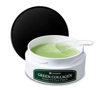 LEADERS Green Collagen Wide Fit Eye Patch 60Patchs Hydrogel Rassodante Cura d...
