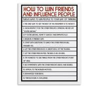 Leadership and Personal Impact Quotes Canvas Wall-Art Print for Office and Study Room Inspiration(Framed,16x24inch(40x60cm))