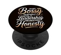 Leadership e onestà non prepotenti naturalmente dotate di donne PopSockets PopGrip Adesivo