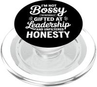 Leadership e onestà non prepotenti naturalmente dotate di donne PopSockets PopGrip per MagSafe