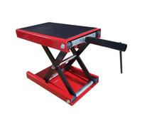 LeadGoods Sollevatore moto regolabile in altezza 4-13 pollici, cric carrello a forbice in acciaio fino a 500 kg 1100 lbs, cavalletto di montaggio, sollevatore moto, altezza regolabile, per