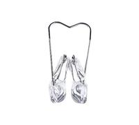 Leadigol Clip per il naso, in silicone, per sollevare l'altezza del naso, morbido, snello, correttore per il naso, strumento di bellezza per donne e ragazze (trasparente)