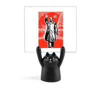 Leading China Red Education Memo Holder Cartoon Black Cat Stand Decorazione
