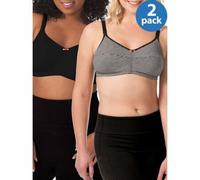 Leading Lady Casual Comfort Softcup Allattamento Reggiseno 2-Pack Stile 4001