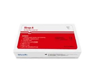 Leading Med TEST AUTODIAGNOSTICO ONE STEP STREP A RILEVAZIONE QUALITATIVA ANTIGENE STREPTOCOCCO A DA CAMPION DI TAMPONE FARINGEO 1 PEZZO