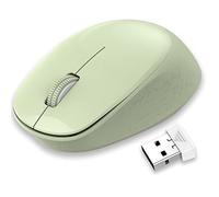 LeadsaiL Mouse Wireless, Silenzioso Mouse Senza Fili per PC Portatile, Ergonomico 2,4 GHz USB Mouse, 1600 DPI, Compatto, Smooth Tracking per Chromebook, Mac, Computer, Notebook - Verde