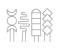 LEADSDGE 4pcs Geometria Metallo Pianta Traliccio Crescente Vite Supporto Staffa per Giardino Cortile Fiore Interno