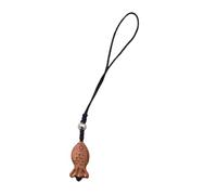 LEADSDGE Ciondolo a forma di pesce intagliato a mano Portachiavi a forma di animale marino Anelli pendenti Disegni unici Accessori in legno per chiavi dell'auto Anelli alla