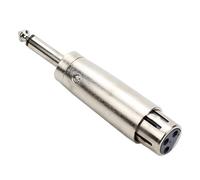 LEADSDGE Connettore adattatore standard da 6,35 mm a canale singolo maschio a 3 pin femmina convertitore connettore per console di miscelazione