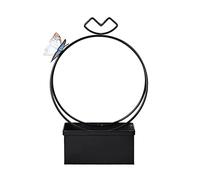 LEADSDGE Vaso da fiori rettangolare in ferro per interni o esterni, ideale per tutti i giorni o per eventi, decorazione da tavolo, decorazione per la casa e la stanza, pianta d'appartamento