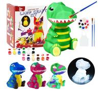 LEADSTAR DIY Kit Lampada Dinosauri 3D Set Pittura Giocattolo Bambini, Giochi Creativi bambina 4-6-8-12 Anni, Lavoretti Creativi Dinosauri per bambini, Idee Regalo Bambina 3 4 5 6 7 8 9 10 11 12+ Anni