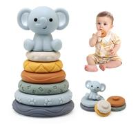 LEADSTAR Giocattoli Impilabili Blocchi Sensoriali Montessori Giochi Dentizione