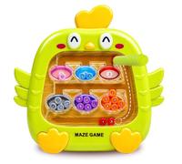 LEADSTAR Gioco Montessori Magnetico, Labirinto Magnetico di Numeri E Colori, Conteggio E Smistamento, Sviluppa La Motricità Fine, Giocattolo Educativo Regalo per Bambini 3 4 5 6 Anni (Verde)