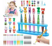 LEADSTAR Kit Creativo per Creare Penne Carine,Laboratorio degli Evidenziatori Personalizzati,Lavoretti Creativi per Bambini Idee Regalo per Bambina 6 7 8 9 10 Anni,Giochi Bambina 6-12 Anni