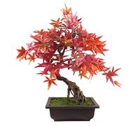 Leaf Albero artificiale, materiali misti, acero rosso bonsai, 50 cm