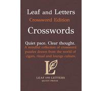 Leaf and Letters Crosswords: Crossword Edition