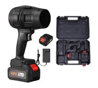 Leaf Blower Cordless, Powerful Turbo Air Duster, 8,66 x 5,71 in Variable Speed Electric, Batteria Charger Set, Lightweight Computer Handheld Tool for Lawn, Patio, Driveway Cleaning