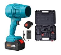 Leaf Blower Cordless, Powerful Turbo Duster: Variable Portable Leaf Blower with Battery and Charger for Grass, Lawn, Driveway, Patio, Garden, Camping, Snow, Car, Computer Cleaning, 22x14.5cm