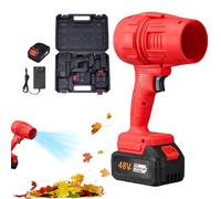Leaf Blower, Turbo Duster, Cordless Tool, Variable Speed, 8.66x5.71 Inches, Rechargeable Power, Portable Cleaning Device for Lawn, Patio, Garden, Driveway, Camping, Snow, or Car