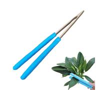 Leaf Cleaning Tongs - Leaf Lint Brush | Handheld Reusable Double-Sided Wood Handle | Plant Leaves Cleaning Tongs | for Indoor Outdoor Window Balcony Patio Lawn Grassland
