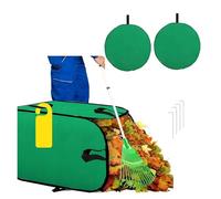 Leaf Collector Bag Dustpan Large Gardening Reusable Waste Pick Up Pouches With Handle Foldable For Trash