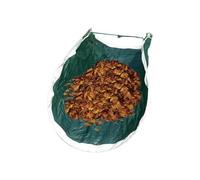 Leaf Collector - Foldable Pop-Up Portable Bags for Grass Collection, Outdoor Debris with Easy Cleanup Function, Trash Solution for Garden Lawn Waste Clippings Maintenance, Green Fabric