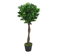Leaf Design UK - Albero Artificiale per topiaria Alloro, Colore Verde, 90 cm