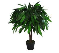 Leaf Design UK - Pianta di mango artificiale, 80 cm, colore: verde