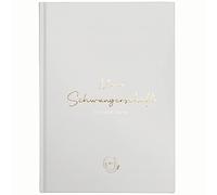 LEAF & GOLD® Diario di gravidanza, diario per la gravidanza, ideale come regalo per donne incinte e donne incinte