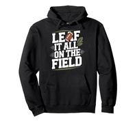 Leaf It all on The Field Autunno Autunno Calcio Felpa con Cappuccio